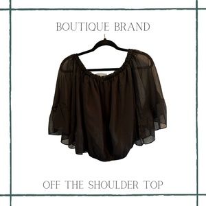 NWT Boutique Brand Off-The-Shoulder Top